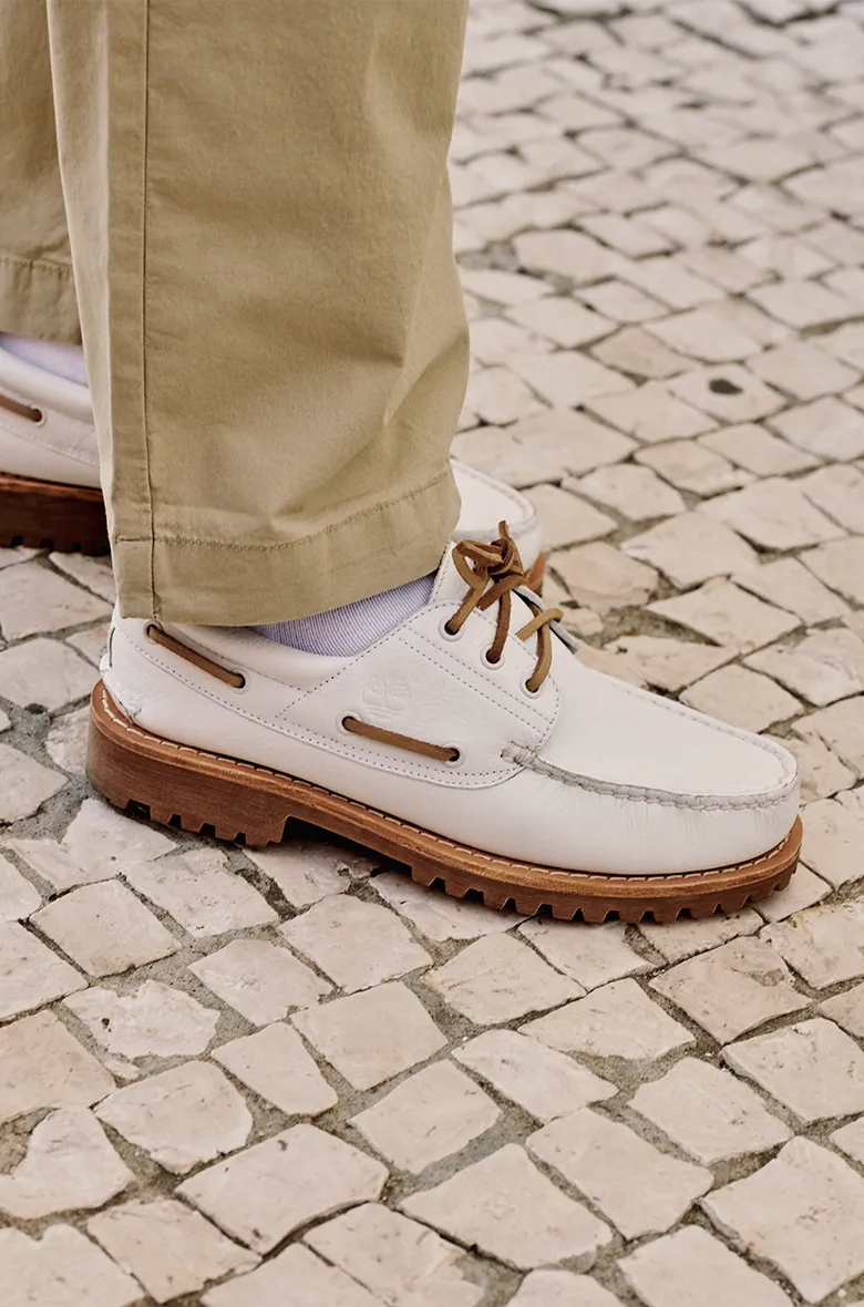 ランズエンド レザー ボートシューズ デッキシューズ モカシンシューズ